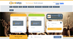 Desktop Screenshot of canliradyo.com