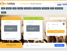 Tablet Screenshot of canliradyo.com