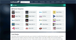 Desktop Screenshot of canliradyo.org